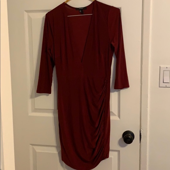 LIKE NEW: Red Bodycon Dress - Picture 2 of 3